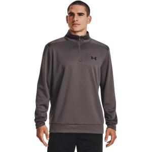 imageUnder Armour Mens Armourfleece 14 Zip176 Fresh Clay   Black