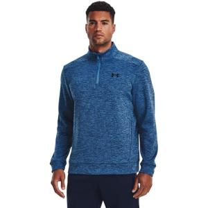 imageUnder Armour Mens Armourfleece 14 Zip183 Chicago Blue   Black