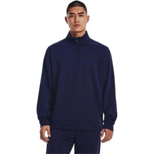 imageUnder Armour Mens Armourfleece 14 Zip410 Midnight Navy   Black