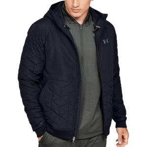 imageUnder Armour Mens ColdGear Reactor Performance Hybrid JacketBlack 001Pitch Gray