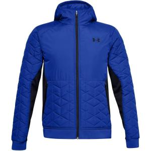 imageUnder Armour Mens ColdGear Reactor Performance Hybrid JacketEmotion Blue 401Black