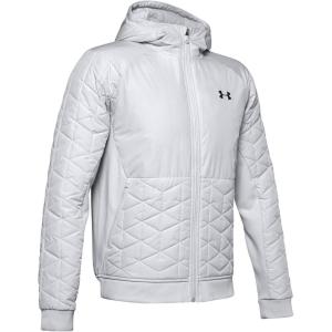 imageUnder Armour Mens ColdGear Reactor Performance Hybrid JacketHalo Gray 014Black