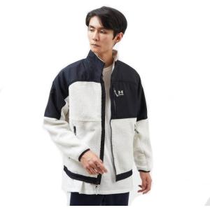imageUnder Armour Mens Mission Boucle SwacketSummit White 110Summit White