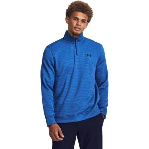 imageUnder Armour Mens Storm SweaterFleece Quarter Zip400 Team Royal  Water  Black