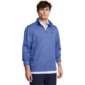 imageUnder Armour Mens Storm SweaterFleece Quarter Zip432 Tech Blue  Horizon Blue  Black