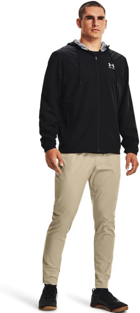 imageUnder Armour Mens Sportstyle Windbreaker003 Black   Mod Gray
