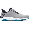 imageUnder Armour Mens Drive Pro Spikeless Wide Golf Shoe101 Mod GrayCapriMidnight Navy
