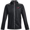 imageUnder Armour Mens Forefront Rain Jacket003 Black   Pitch Gray