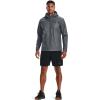 imageUnder Armour Mens Forefront Rain JacketPitch Gray 012Black