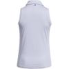 imageUnder Armour Womens Playoff Sleeveless Polo539 Celeste  White  Midnight Navy