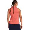 imageUnder Armour Womens Playoff Sleeveless Polo814 Red Solstice  Coho  Midnight Navy