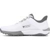 imageUnder Armour Mens Drive Pro Spikeless Wide Golf Shoe100 WhiteWhiteMetallic Gun Metal