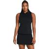 imageUnder Armour Womens Playoff Sleeveless Polo001 Black  Black  Halo Gray