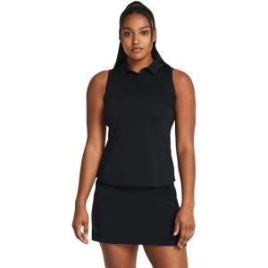 imageUnder Armour Womens Playoff Sleeveless Polo001 Black  Black  Halo Gray