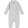 imageUnder Armour Boys Newborn UA Polo BodysuitMod Gray Stripe  Coverall