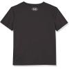 imageUnder Armour Boys Short Sleeve Shirt Crewneck Lightweight and BreathableSp22 Black Baseball