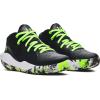 imageUnder Armour Kids Grade School Jet 21 Basketball Shoe007 BlackWhiteLime Surge