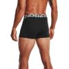 imageUnder Armour Mens 3Pack Performance Cotton Boxer Brief 3quot Inseam AllDay Comfort ampamp UltraSoftBlack 22