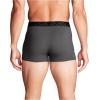 imageUnder Armour Mens 3Pack Performance Cotton Boxer Brief 3quot Inseam AllDay Comfort ampamp UltraSoftCastlerock Heather  Core