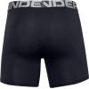imageUnder Armour Mens 3Pack Performance Cotton Boxer Brief 6quot Inseam AllDay Comfort ampamp UltraSoftBlack 001Black