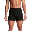imageUnder Armour Mens 3Pack Performance Cotton Boxer Brief 6quot Inseam AllDay Comfort ampamp UltraSoftCastlerock Logo Print