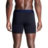 imageUnder Armour Mens 3Pack Performance Cotton Boxer Brief 6quot Inseam AllDay Comfort ampamp UltraSoftMidnight Navy  Core