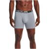 imageUnder Armour Mens 3Pack Performance Cotton Boxer Brief 6quot Inseam AllDay Comfort ampamp UltraSoftMod Gray Medium Heather 011Mod Gray Medium Heather