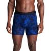 imageUnder Armour Mens 3Pack Performance Cotton Boxer Brief 6quot Inseam AllDay Comfort ampamp UltraSoftRoyal Steel Print