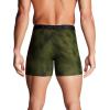 imageUnder Armour Mens 3Pack Performance Cotton Boxer Brief 6quot Inseam AllDay Comfort ampamp UltraSoftValley Etch Steel Print