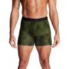 imageUnder Armour Mens 3Pack Performance Cotton Boxer Brief 6quot Inseam AllDay Comfort ampamp UltraSoftValley Etch Steel Print