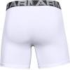 imageUnder Armour Mens 3Pack Performance Cotton Boxer Brief 6quot Inseam AllDay Comfort ampamp UltraSoftWhite 100White