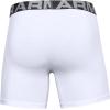 imageUnder Armour Mens 3Pack Performance Cotton Boxer Brief 6quot Inseam AllDay Comfort ampamp UltraSoftWhite