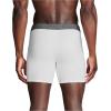 imageUnder Armour Mens 3Pack Performance Cotton Boxer Brief 6quot Inseam AllDay Comfort ampamp UltraSoftWhite Solid  Core