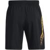 imageUnder Armour Mens AcademySteel UA Woven Graphic Modern Low Rise MultiSport Short004 Black   Rise