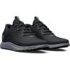 imageUnder Armour Mens Charged Draw 2 Spikeless Cleat Golf Shoe001 BlackBlackSteel