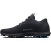 imageUnder Armour Mens Charged Draw 2 Spikeless Cleat Golf Shoe002 BlackBlackSteel