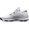 imageUnder Armour Mens Charged Draw 2 Spikeless Cleat Golf Shoe100 WhiteWhiteBlack