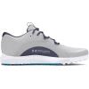 imageUnder Armour Mens Charged Draw 2 Spikeless Cleat Golf Shoe102 Halo GrayCapriMidnight Navy