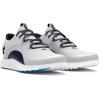 imageUnder Armour Mens Charged Draw 2 Spikeless Cleat Golf Shoe102 Halo GrayCapriMidnight Navy