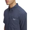 imageUnder Armour Mens Drift Tide 20 ShortSleeve TShirt045 Downpour Gray   Harbor Blue