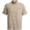 imageUnder Armour Mens Drift Tide 20 ShortSleeve TShirt203 Timberwolf Taupe   Taupe Dusk