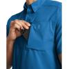 imageUnder Armour Mens Drift Tide 20 ShortSleeve TShirt406 Photon Blue   Viral Blue
