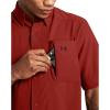 imageUnder Armour Mens Drift Tide 20 ShortSleeve TShirt840 Earthen Orange   Dark Maroon
