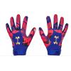 imageUnder Armour Mens F9 Nitro Novelty Football Gloves400 Royal  Red  Metallic Copper