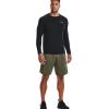 imageUnder Armour Mens Freedom Tech Logo ShortsMarine Green