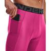imageUnder Armour Mens HeatGear Compression Shorts654 Tropic Pink   White