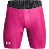 imageUnder Armour Mens HeatGear Compression Shorts654 Tropic Pink   White