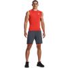 imageUnder Armour Mens HeatGear Compression Shorts860 Dark Orange   White