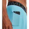 imageUnder Armour Mens HeatGear Compression Shorts914 Sky Blue   White