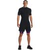 imageUnder Armour Mens HeatGear Long Shorts500 Purple   White